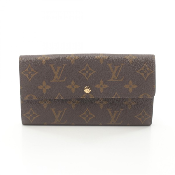 LOUIS VUITTON Pochette Porte-monnaie Credit purse M61723 Monogram canvas leather