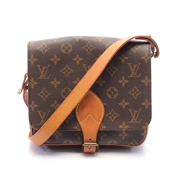 LOUIS VUITTON Cartouchiere MM 22 Crossbosy Shoulder Bag M51252 Monogram Used LV