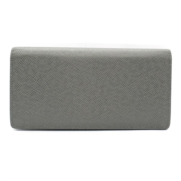 LOUIS VUITTON Portefeuille Brazza NM Bi-fold Long Wallet M81554 Taiga Gris