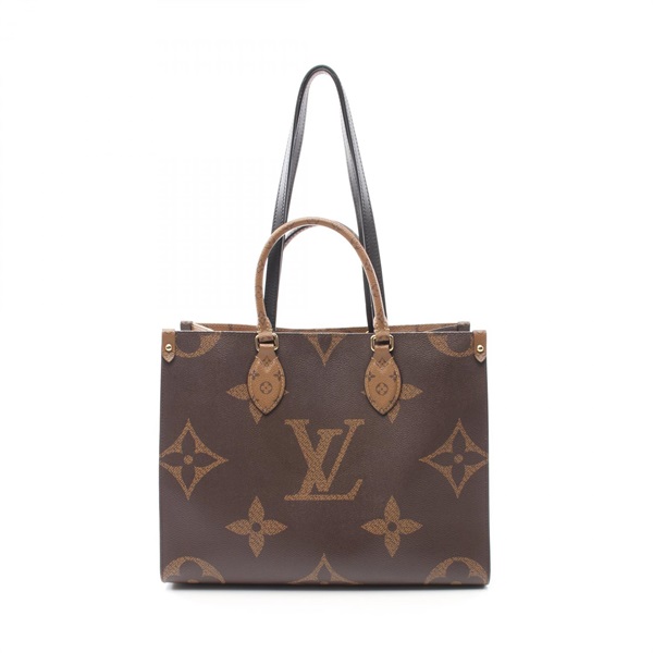 LOUIS VUITTON OntheGo MM Tote Bag M45321 Monogram Giant Reverse canvas leather