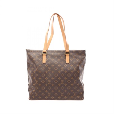 LOUIS VUITTON Cabas Mezzo Shoulder Tote Bag M51151 Monogram Used  LV Women