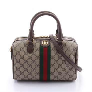 GUCCI Ophidia GG Supreme small Shoulder Hand bag 772061 canvas leather Beige NEW