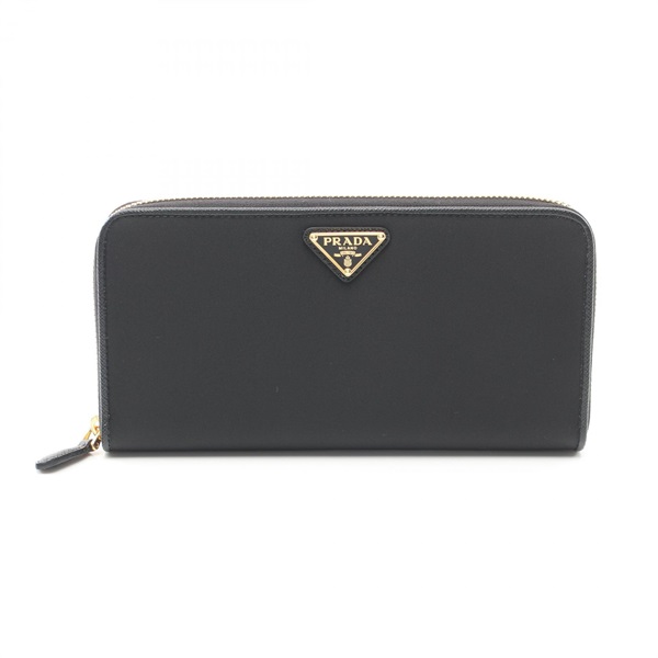 PRADA Around long wallet 1ML5062DMIF0002 Nylon Saffiano leather Black NEW Women