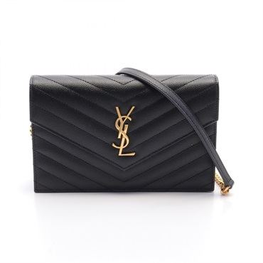 SAINT LAURENT PARIS Cassandra Envelope Shoulder Bag 742920BOW011000 leather