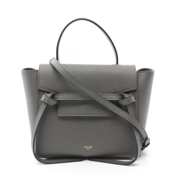 Celine luggage nano grey best sale