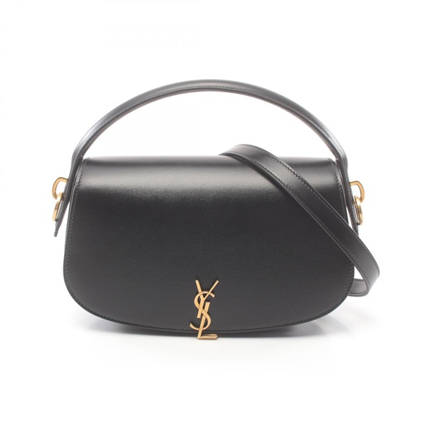 SAINT LAURENT Voltaire Shoulder Hand bag 7876710SX0W1000 leather Black NEW Women