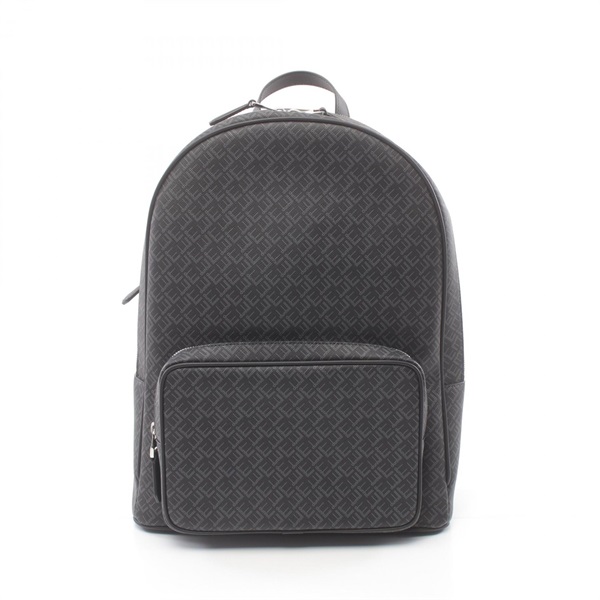 Dunhill Monogram pattern Rucksack Backpack 24R3721LT001R canvas leather Black