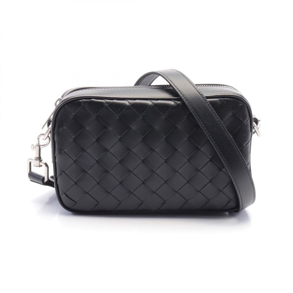 BOTTEGA VENETA Intrecciato Shoulder crossbody Bag 765911V2HL18803 leather Black