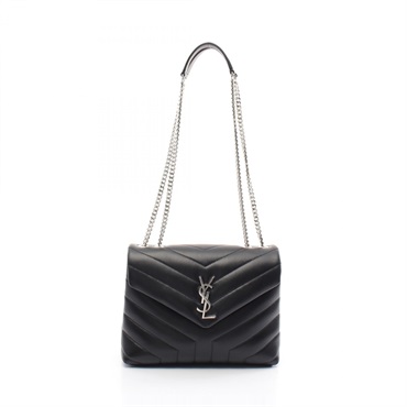 SAINT LAURENT Cassandra chain Shoulder Bag 494699DV7261000 leather Black