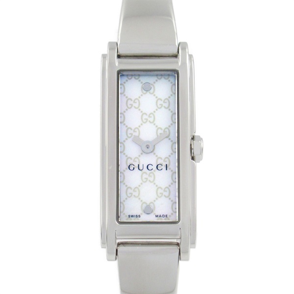 GUCCI G line Wrist Watch YA109531 Quartz Stainless Steel Used Women