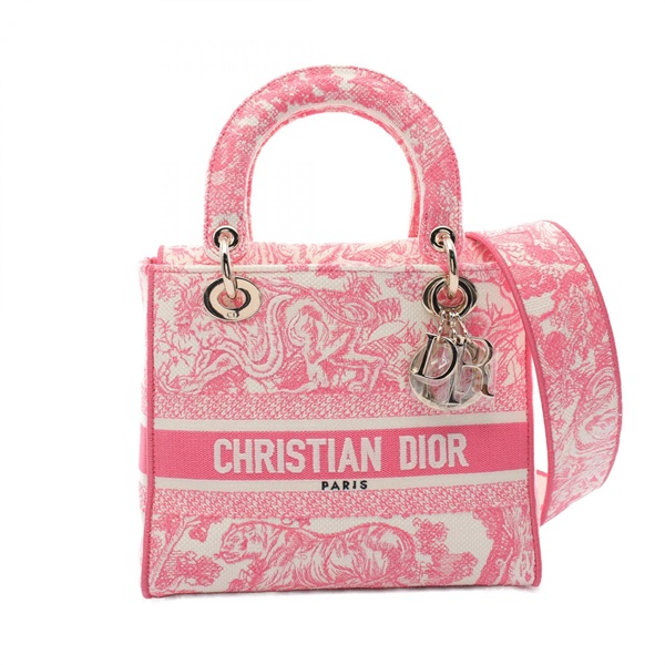 Christian Dior Dioriviera Lady D-Lite Medium Toile de Jouy Hand bag M0565OTDT03I