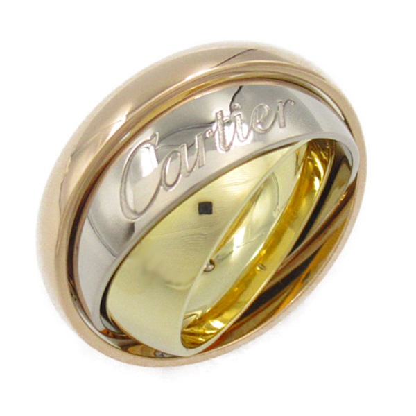 CARTIER Must Essence Ring Three gold 18KYG 18KPG 18KWG Used US size 6 #52 women