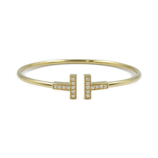 TIFFANY＆CO T-wire Diamond Bracelet 18KYG Yellow Gold Used Women