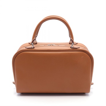 HERMES Sac Envie 26 Hand bag K Epsom Brown Gold Used SHW