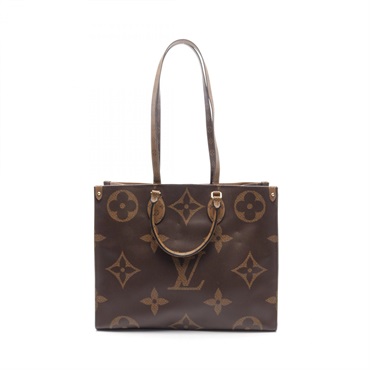 LOUIS VUITTON On-the-go GM 2way Tote Bag M44576 Monogram Giant Reverse used LV