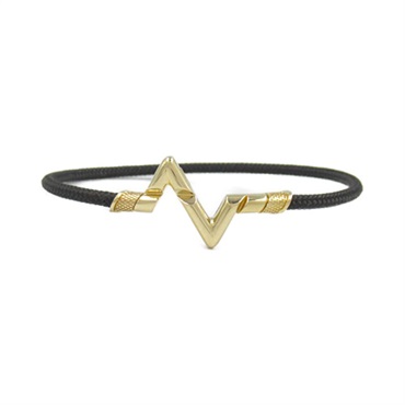 LOUIS VUITTON LV Volt Upside Down Bracelet 18KYG Yellow Gold Used Women