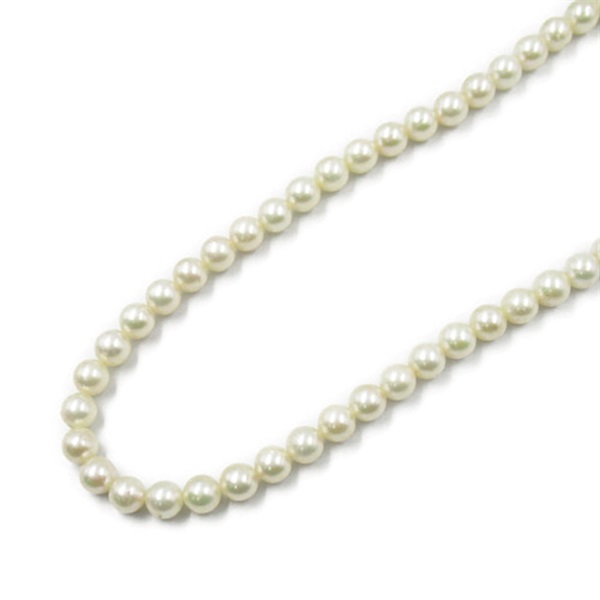 JEWELRY Pearl Necklace Silver925 Pearl White Used women