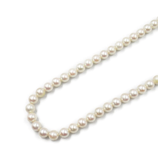 JEWELRY Pearl Necklace Silver925 Pearl White Used women