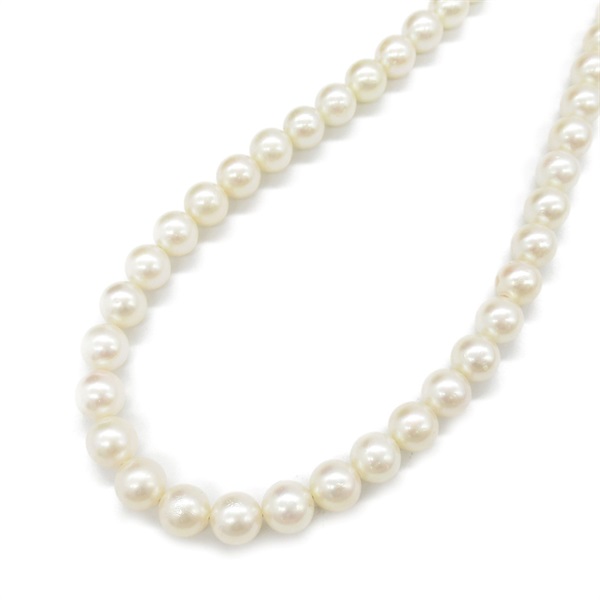 JEWELRY Pearl Necklace Silver925 Pearl White Used women