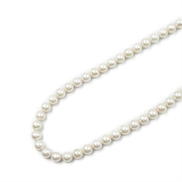 JEWELRY Pearl Necklace Silver925 Pearl White Used women