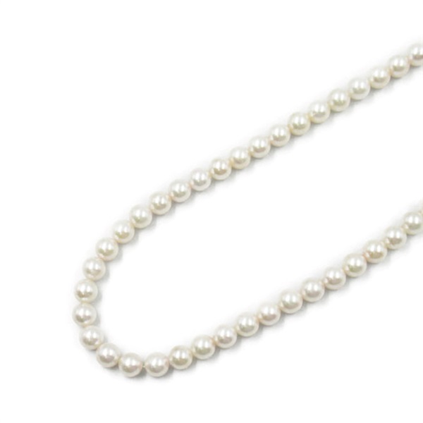 JEWELRY Pearl Necklace Silver925 Pearl White Used women