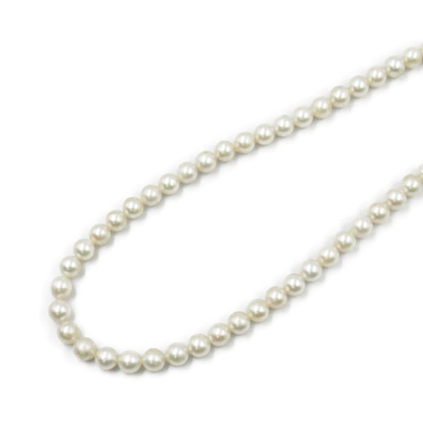 JEWELRY Pearl Necklace Silver925 Pearl White Used women