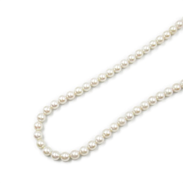 JEWELRY Pearl Necklace Silver925 Pearl White Used women