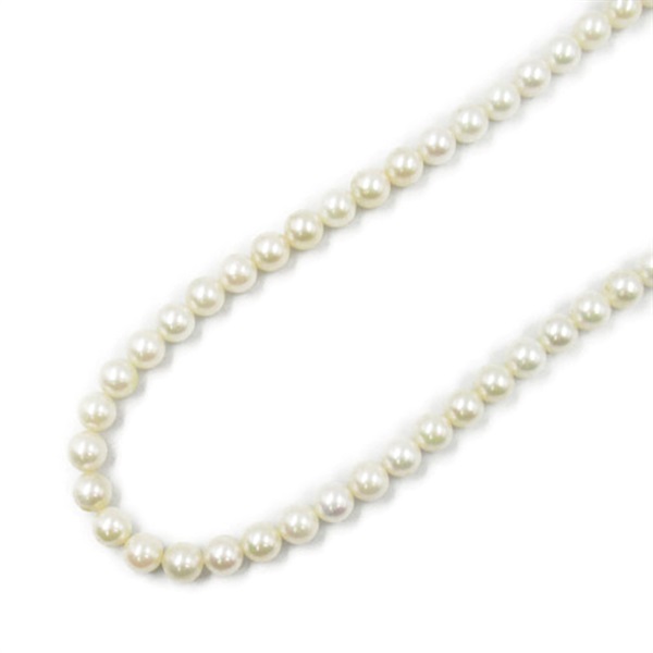 JEWELRY Pearl Necklace Silver925 Pearl White Used women