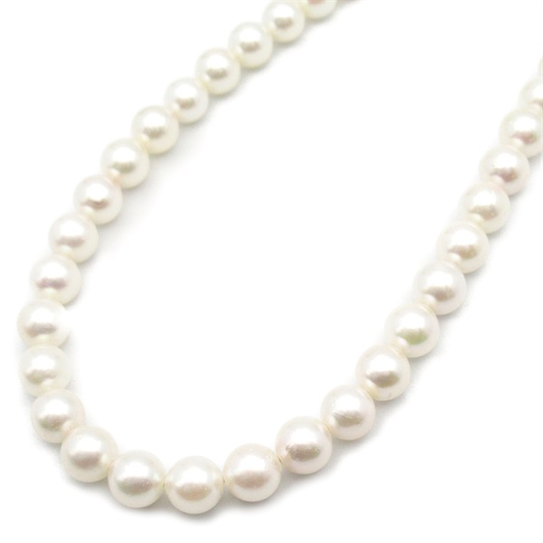 JEWELRY Pearl Necklace Silver925 Pearl White Used women