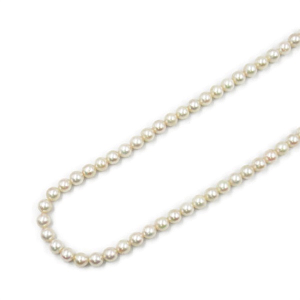 JEWELRY Pearl Necklace Silver925 Pearl White Used women