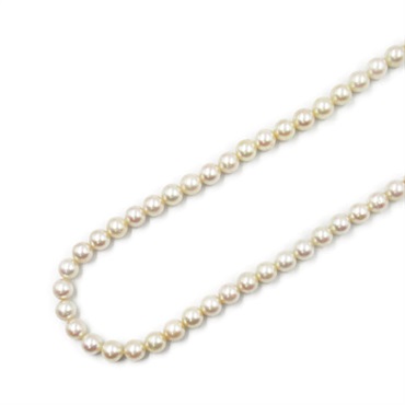 JEWELRY Pearl Necklace Silver925 Pearl White Used women
