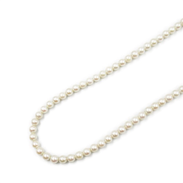 JEWELRY Pearl Necklace Silver925 Pearl White Used women