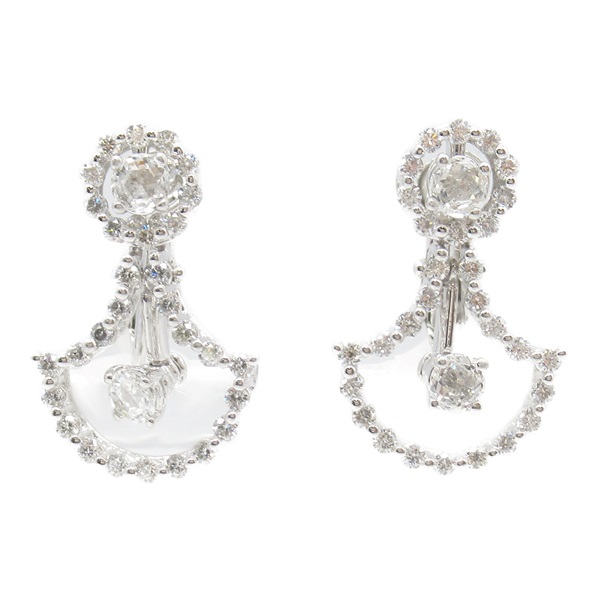 JEWELRY Diamond Earring 18KWG White Gold Used women