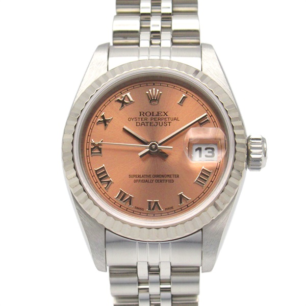 ROLEX Datejust Y Wrist Watch 79174 Automatic 18KWG Stainless Steel Used Women