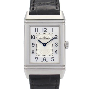 JAEGER-LECOULTRE Reverso Classic Medium Slim Wrist Watch Q2548440 hand-rolled Stainless Steel leathe