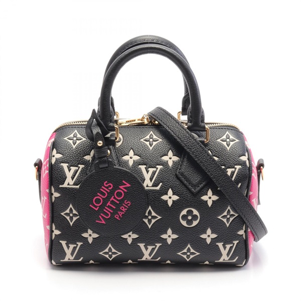 LOUIS VUITTON Speedy bandriere 20 Handbag M46088 Monogram leather Black used LV