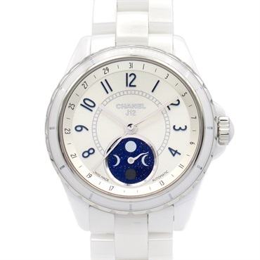 CHANEL J12 Fars de Lune Wrist Watch H3404 Automatic ceramic Used mens CC Coco