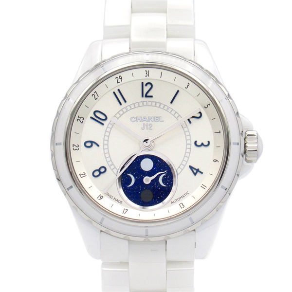 CHANEL J12 Fars de Lune Wrist Watch H3404 Automatic ceramic Used mens CC Coco