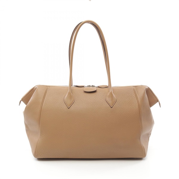 HERMES Paris Bonbay 40 Tote Bag Taurillon Clemence SHW Tabac camel Used Women