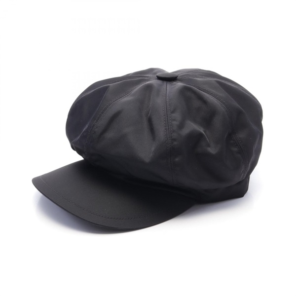 PRADA Re-Nylon cap Nylon Black Used Women #54