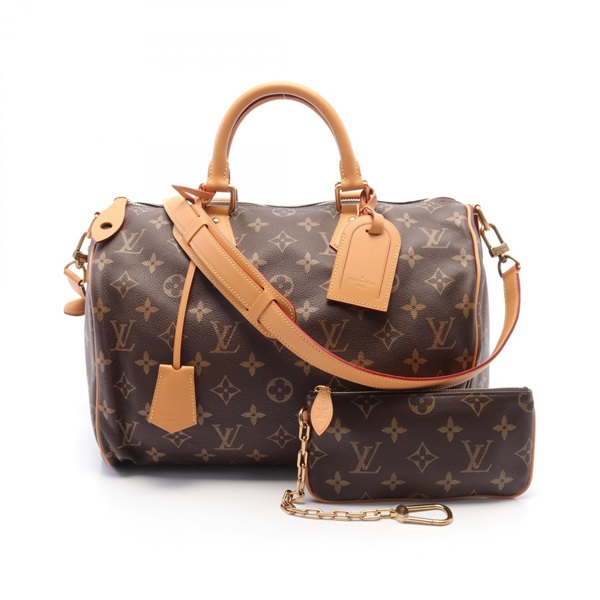 LOUIS VUITTON Speedy P9 Bandouliere 40 Boston bag M24422 Monogram leather Brown