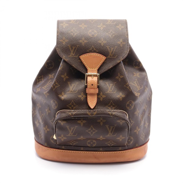 LOUIS VUITTON Montsouris MM Backpack Rucksack Bag M51136 Monogram Canvas Used LV