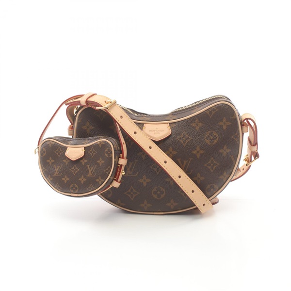 LOUIS VUITTON Croissant Shoulder crossbody Bag M46828 Monogram canvas leather LV