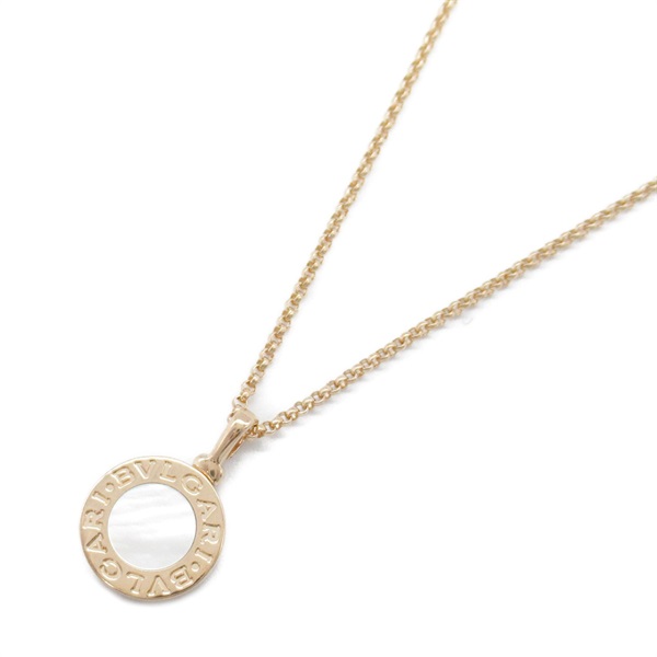 BVLGARI BVLGARI Mother of Pearl Necklace 18KPG Pink Rose Gold White Used women