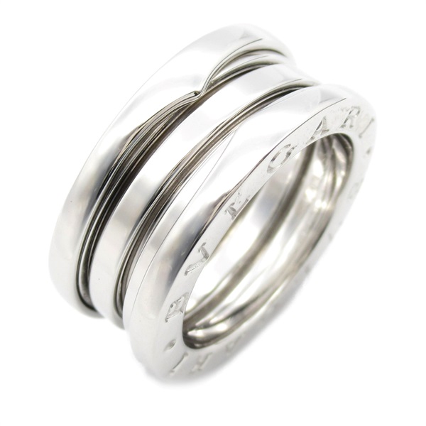 BVLGARI B-zero 1 Ring 18KWG White Gold Used unisex US size 5.5 #51