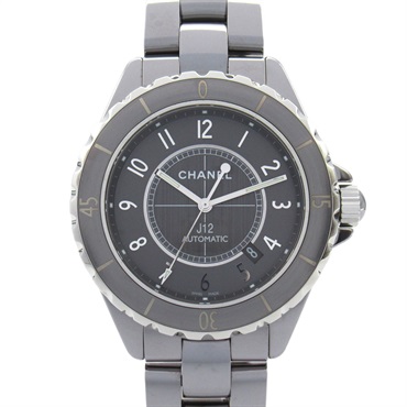 CHANEL J12 Chromatic Wrist Watch H2934 Automatic titanium ceramic Used mens CC