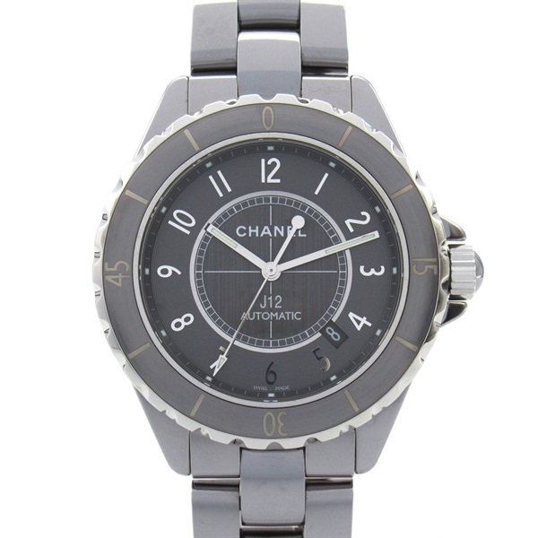 CHANEL J12 Chromatic Wrist Watch H2934 Automatic titanium ceramic Used mens CC