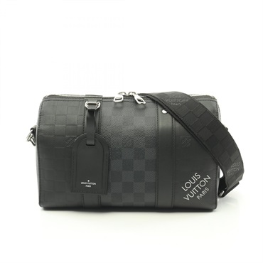 LOUIS VUITTON City Keepall Shoulder Bag N40452 Damier graphite used BK crossbody