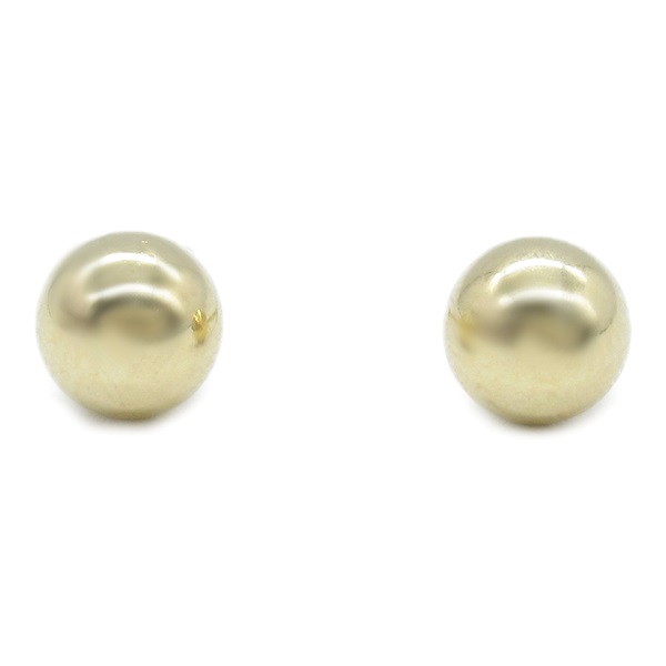 TIFFANY＆CO hardware ball Pierced earrings 18KYG Yellow Gold Used women