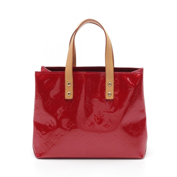 LOUIS VUITTON Lead PM Tote Handbag M91088 Vernis leather Red Rouge Used Women LV